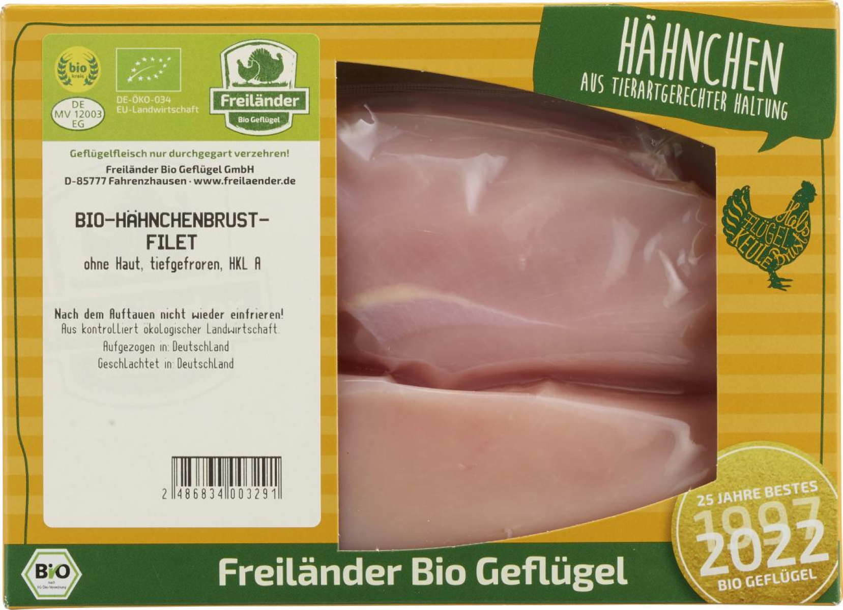 Hähnchenbrustfilet 2er 6x300-400g