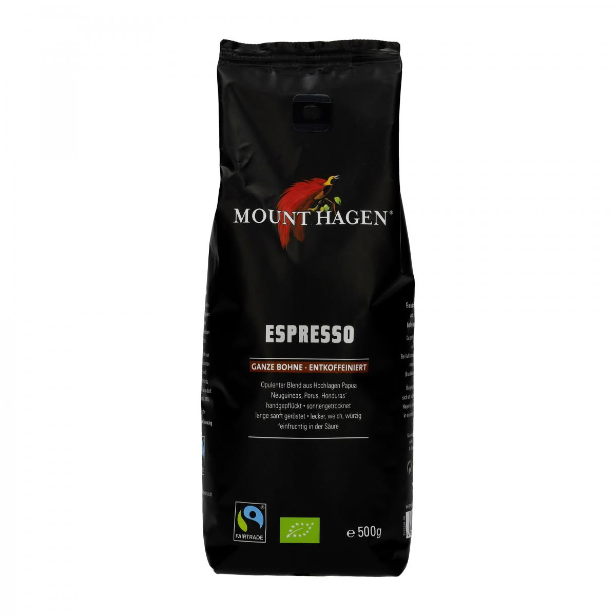 Espresso ganze Bohne entkoffeiniert
