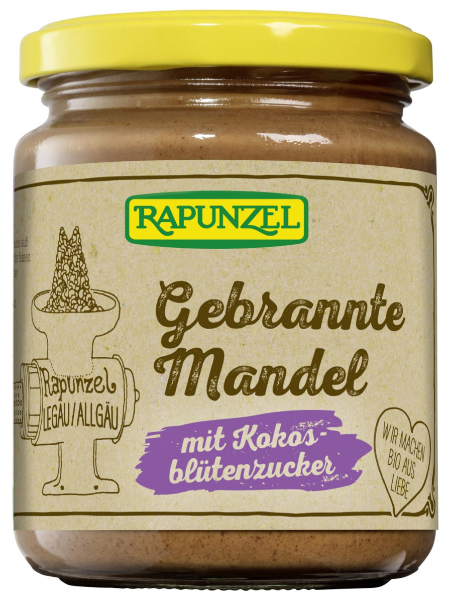 Gebrannte Mandel Aufstrich mit Kokosblütenzucker