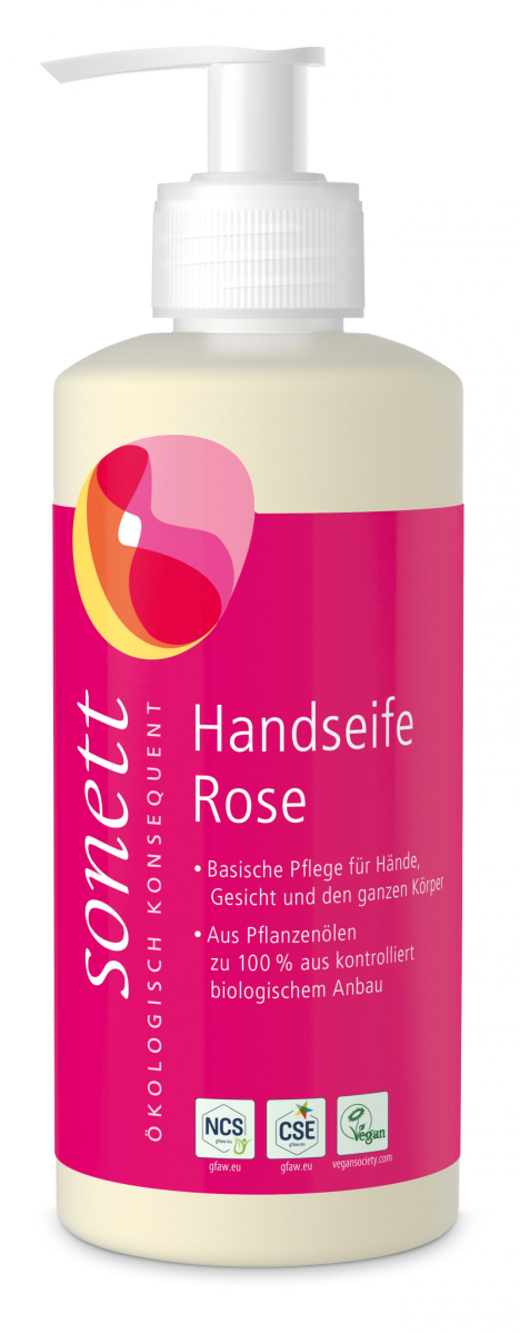 Handseife Rose im Spender