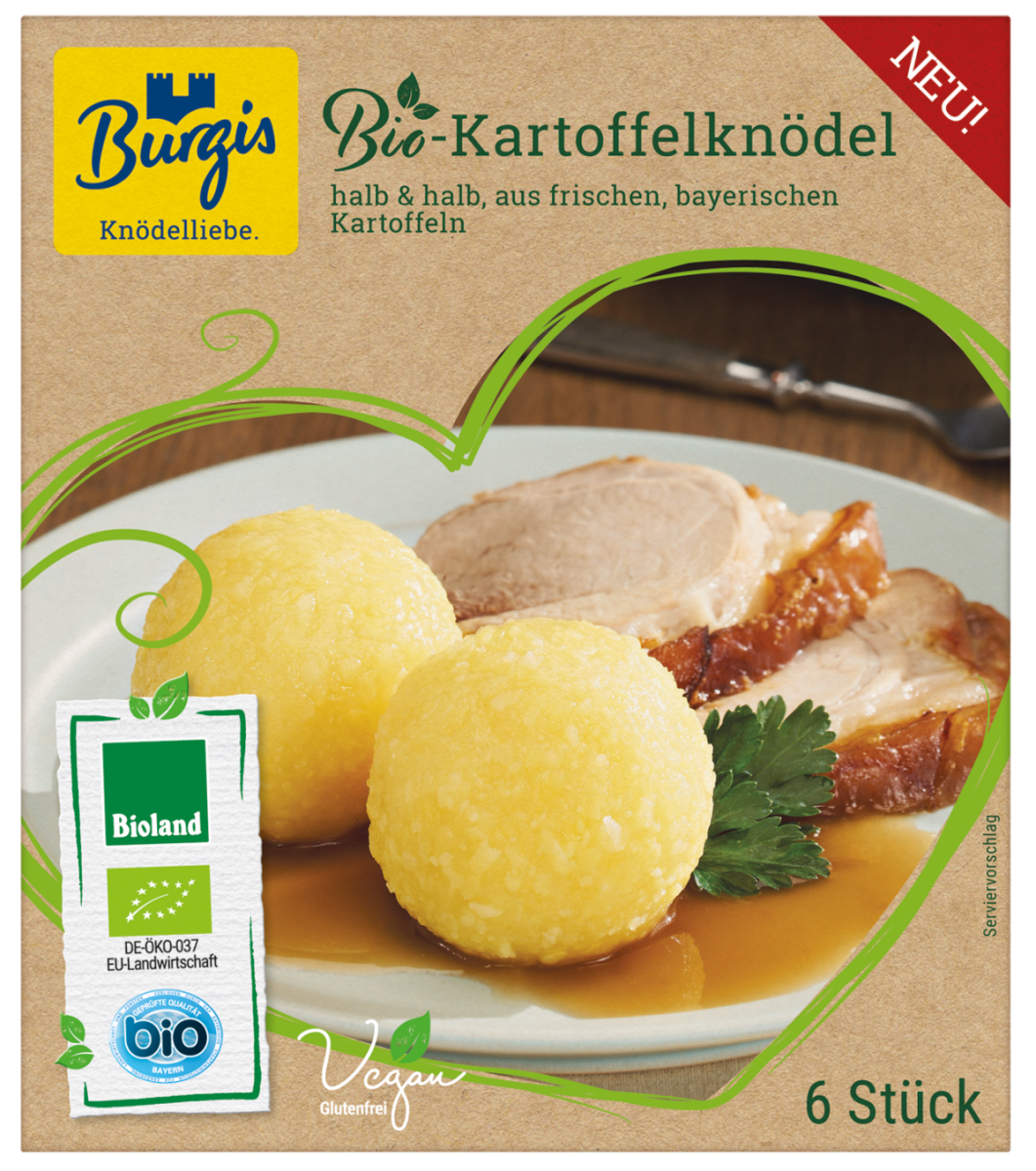 Kartoffelknödel halb und halb