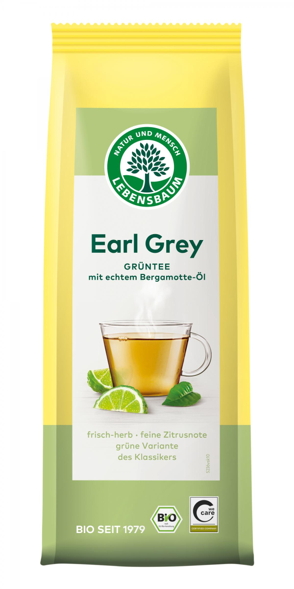 Grüner Tee Earl Grey