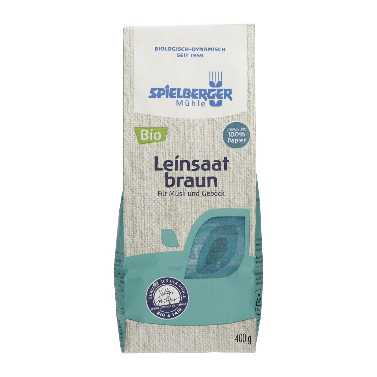 Leinsaat braun