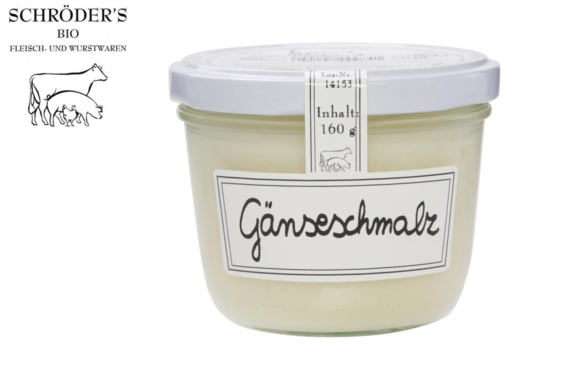 Gänseschmalz im Glas
