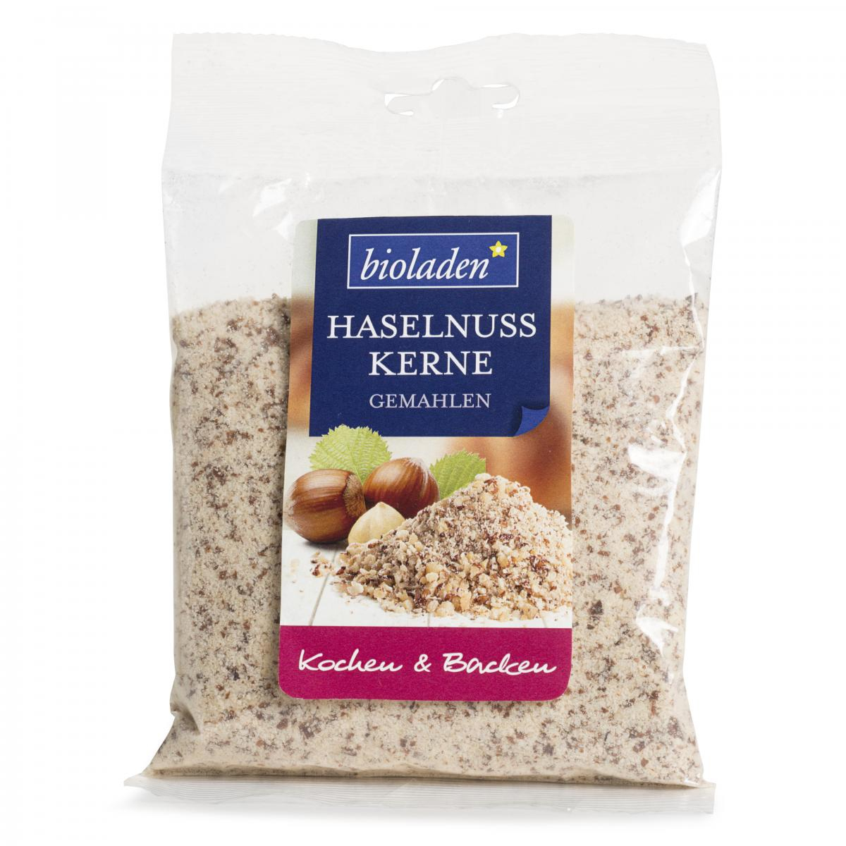 Haselnusskerne natur gemahlen