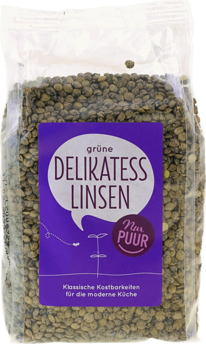 Grüne Delikatess Linsen