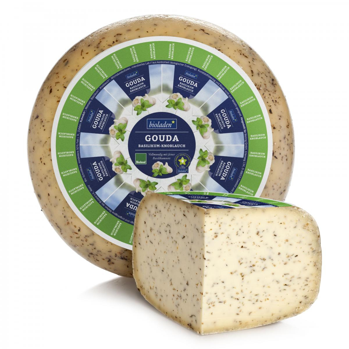 b*Gouda Basilikum/Knoblauch