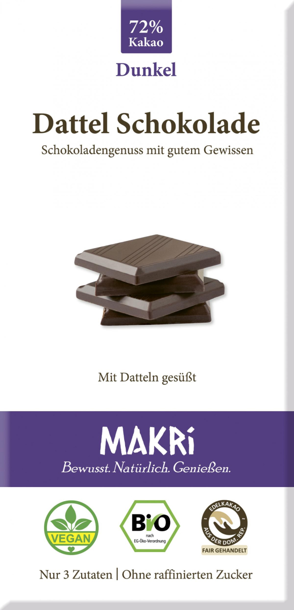 Dattel Schokolade 72%