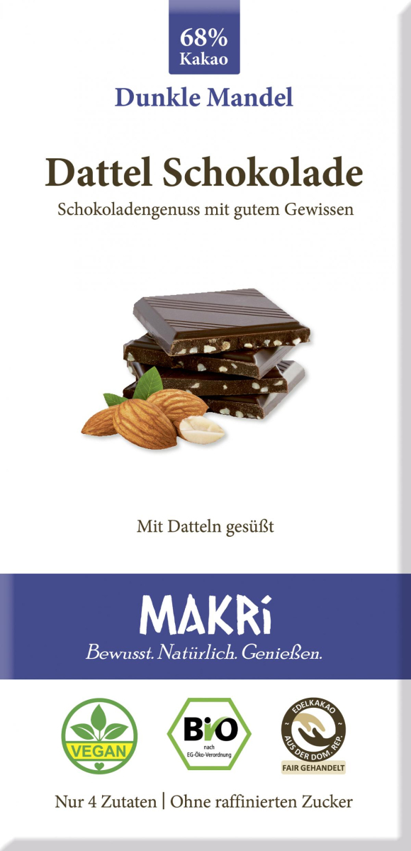 Dattel Mandel Schoko