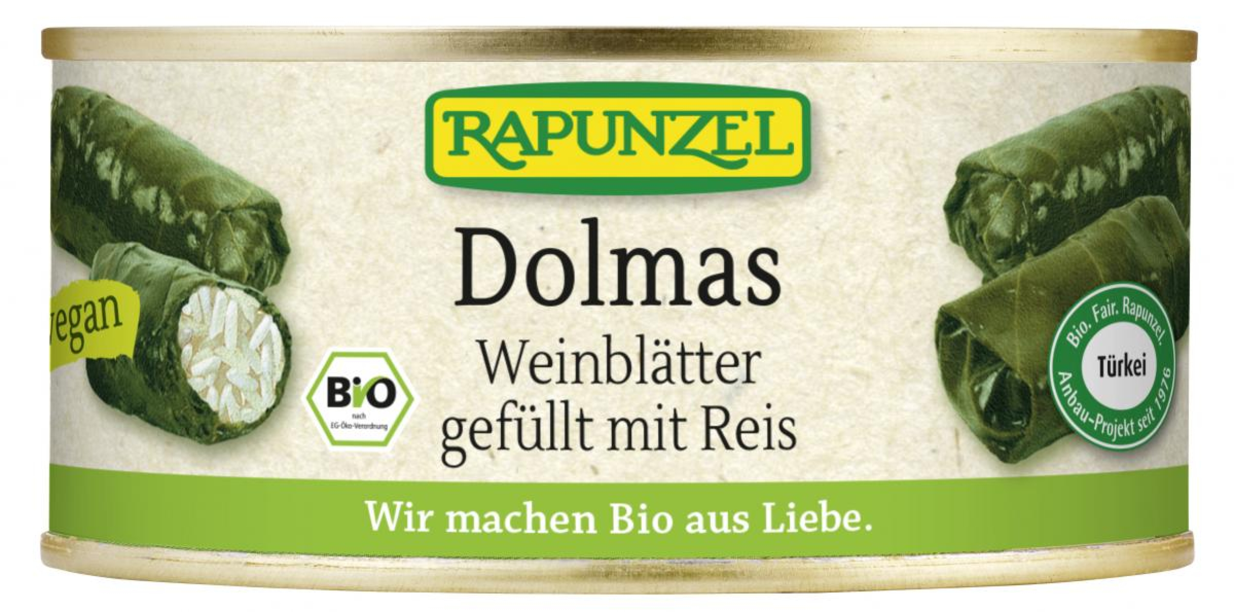 Weinblätter gefüllt mit Reis