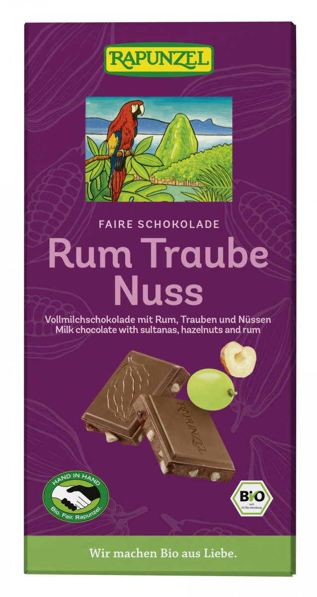 Rum-Trauben-Nuß-Schokolade