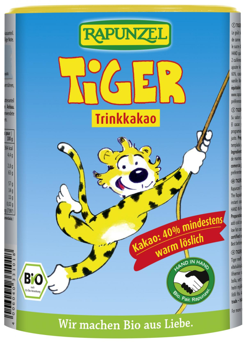 Tiger- Kakaogetränk