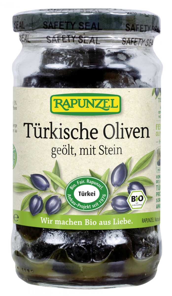 Oliven schwarz mit Stein