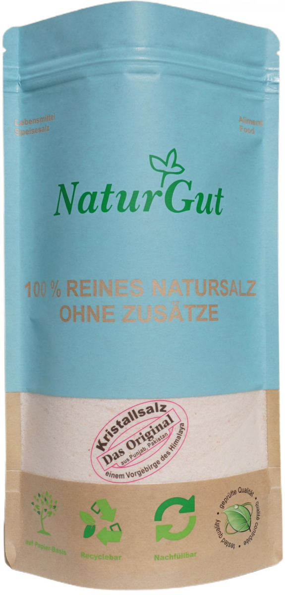 Himalaya Salz gemahlen im Polybeute 1 Kg