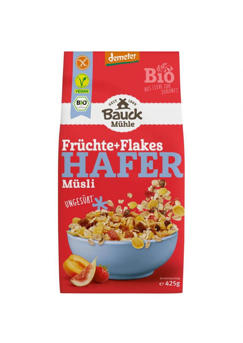 Hafer Müsli Früchte