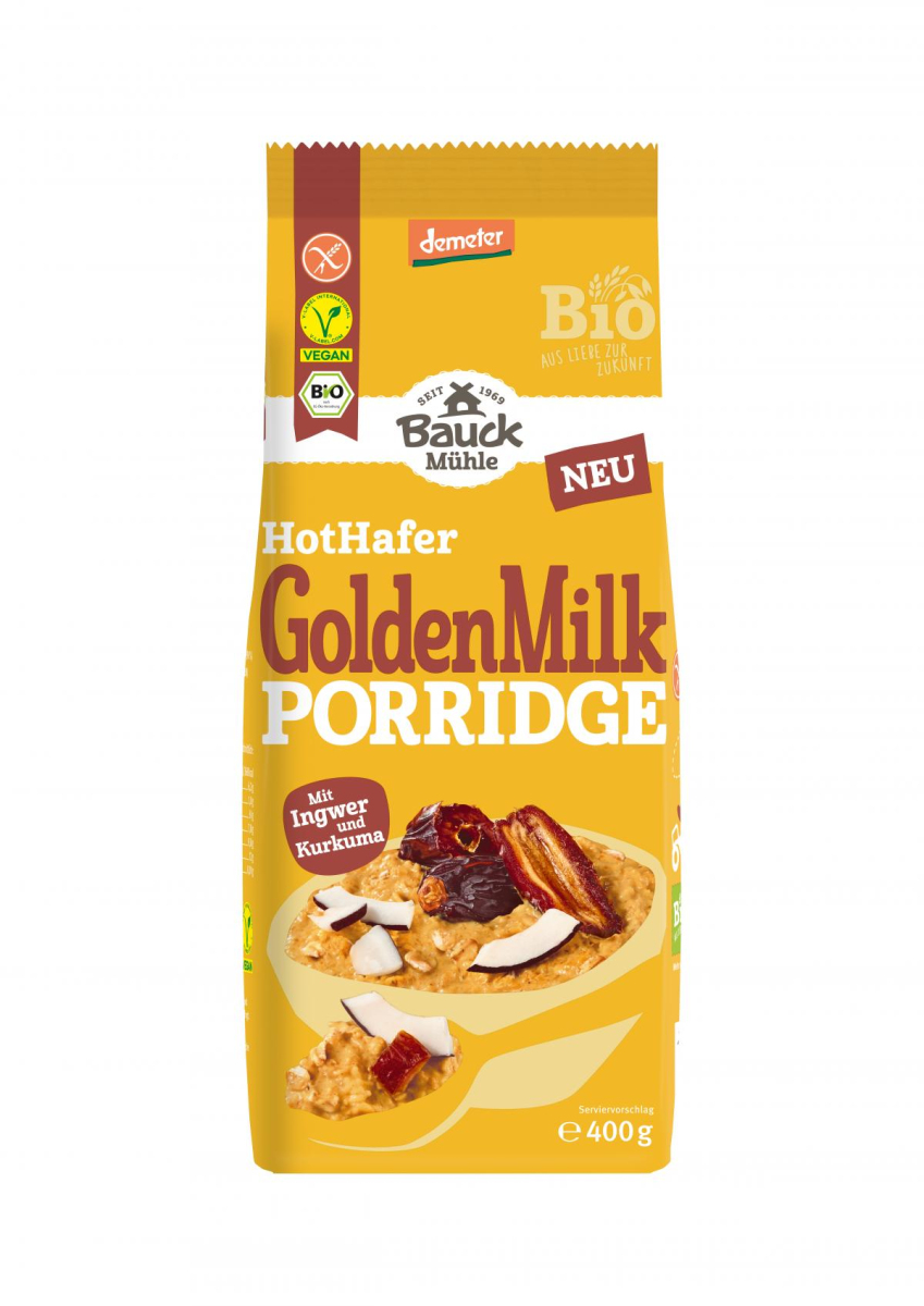 Golden Milk Hafer Porridge
