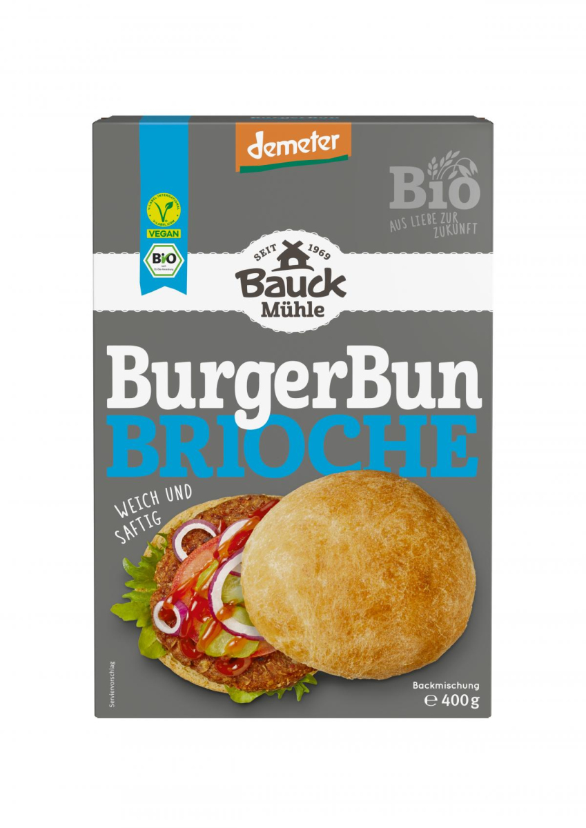 Burger Bun Brioche demeter 400 g