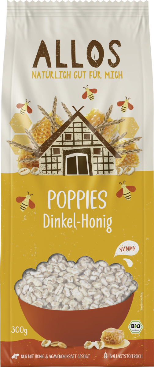 Dinkel Honig-Poppies