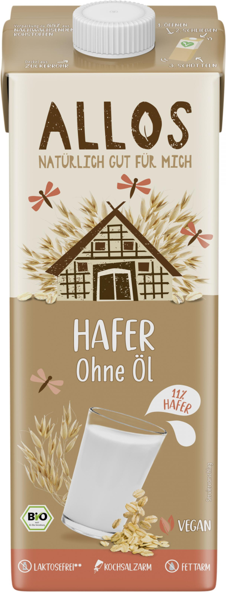 Haferdrink ohne Öl