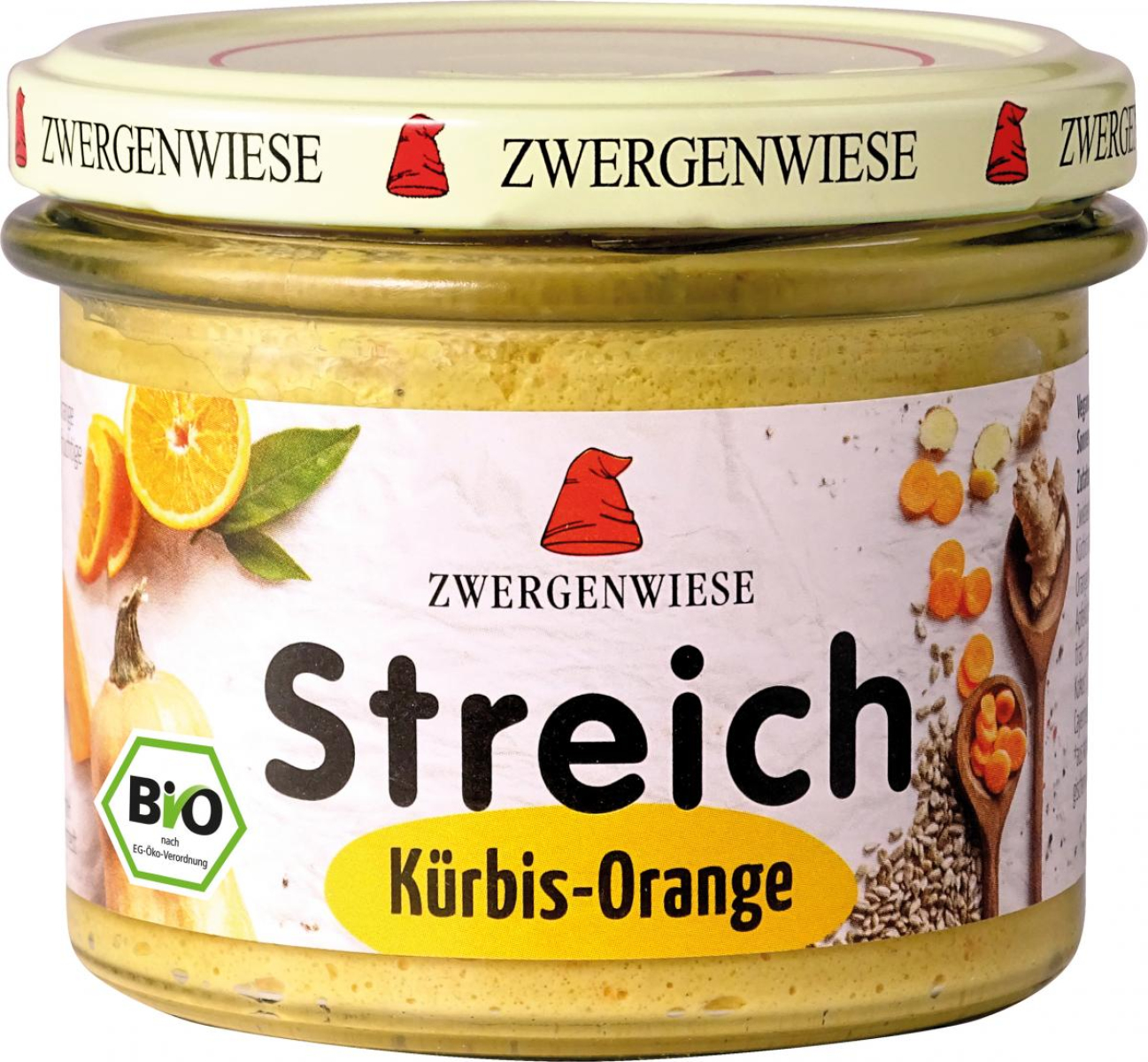 Kürbis Orange Streich 180 g
