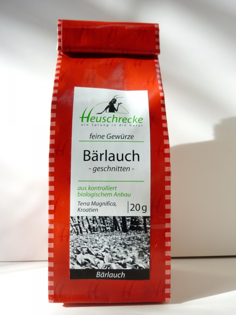 Bärlauch geschnitten