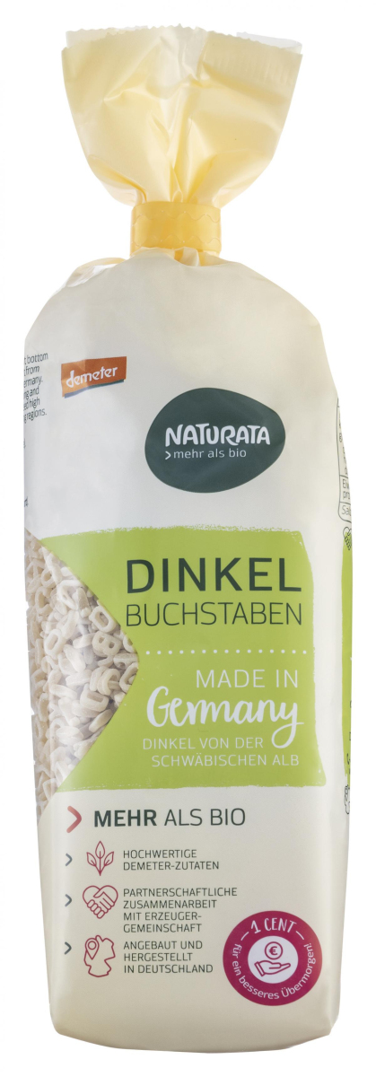 Buchstaben hell, Dinkel
