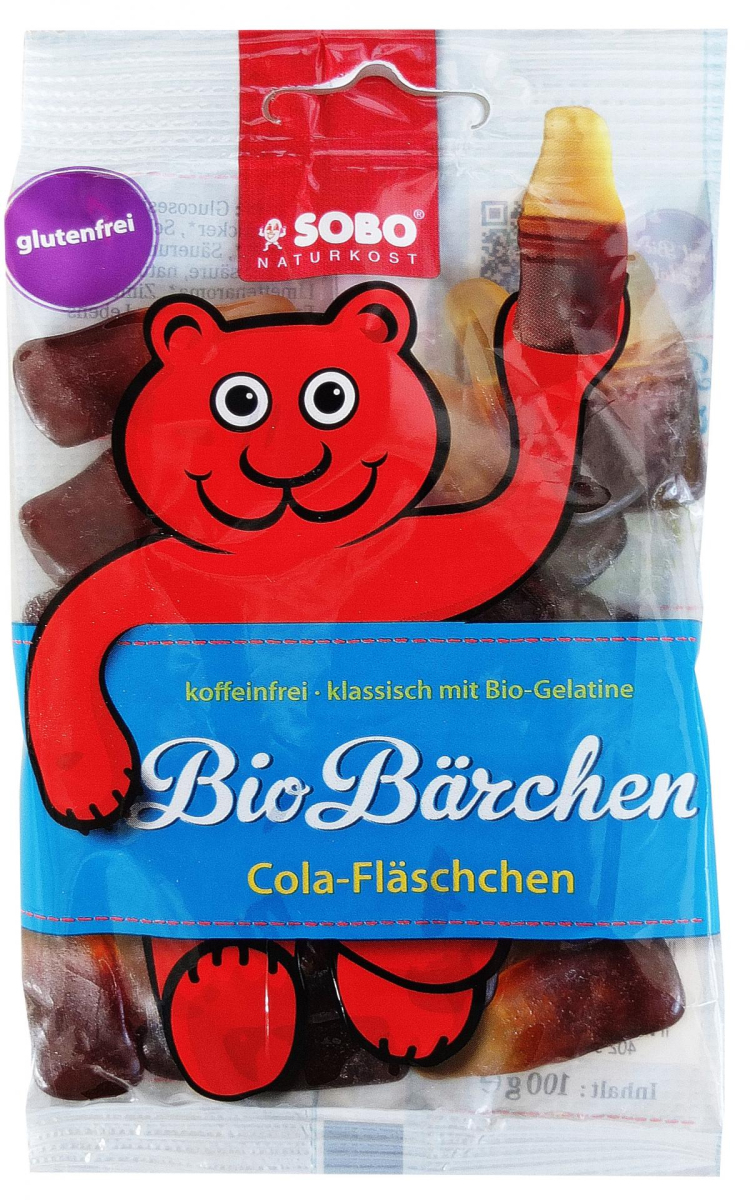 Cola Fläschchen mit Gelatine