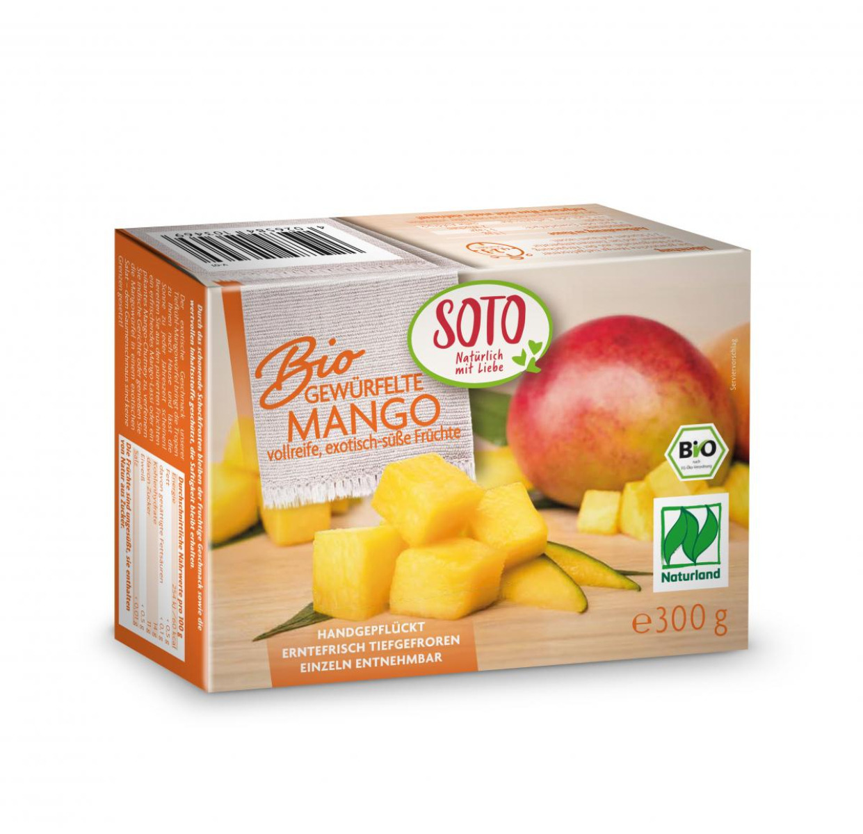 Mango gewürfelt