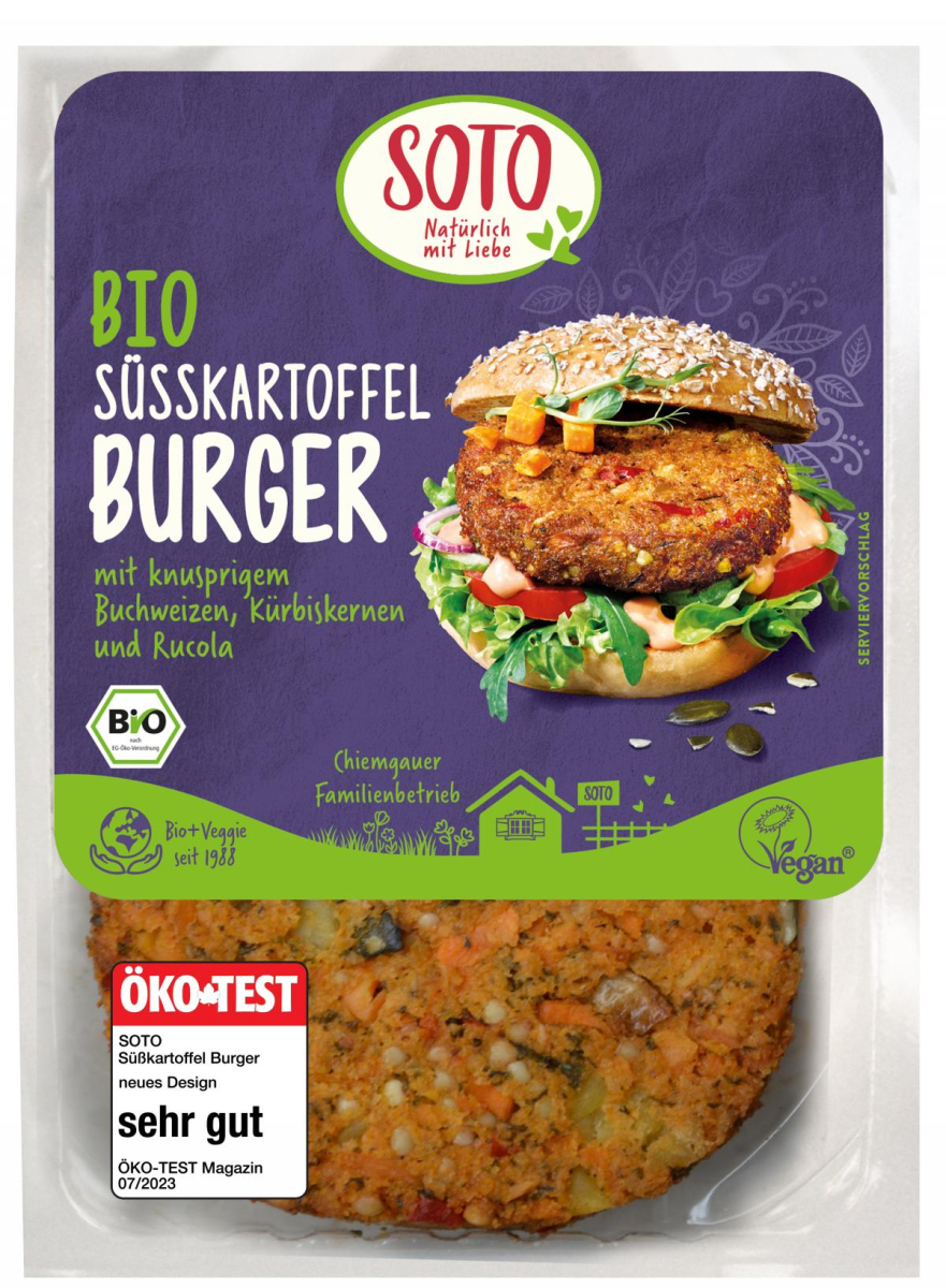 Süßkartoffel- Burger