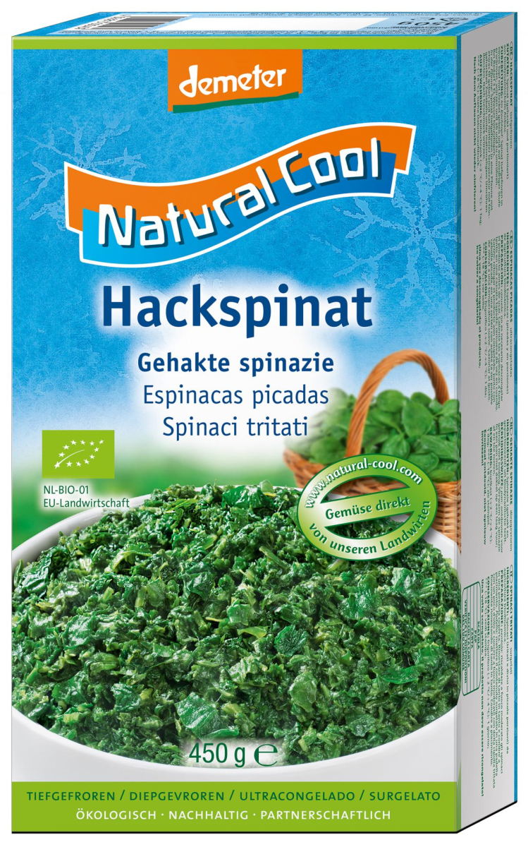 Hackspinat, portioniert