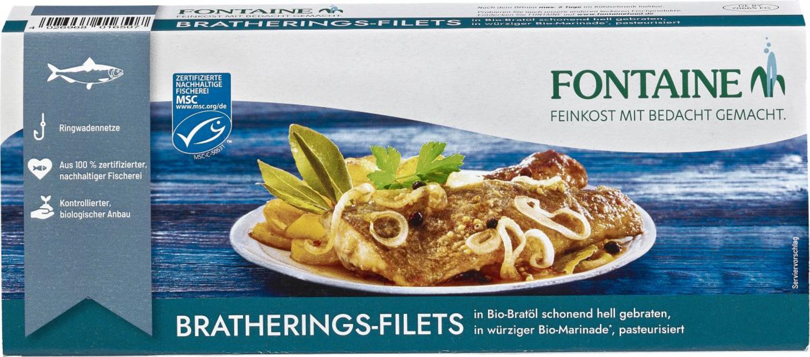 Brathering-Filet in Marinade