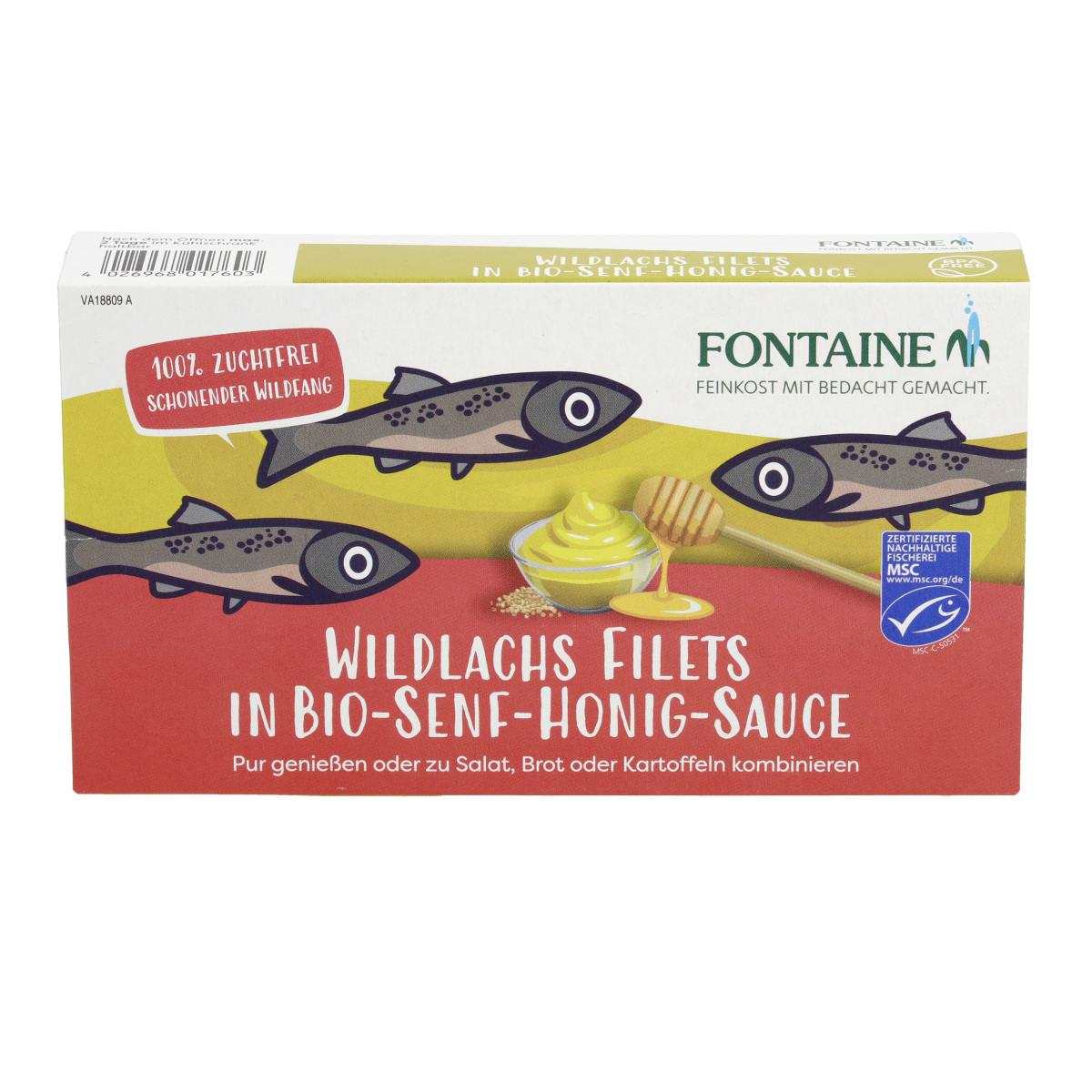 Wildlachsfilet in Senf-Honig-Creme 200 g