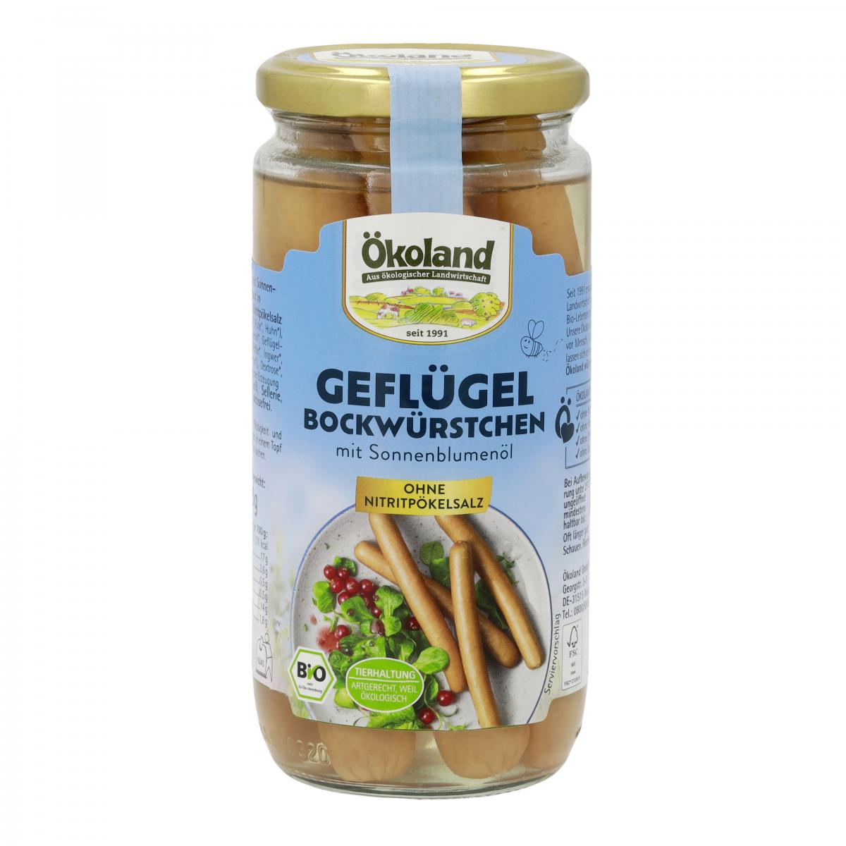 Geflügel- Bockwürstchen