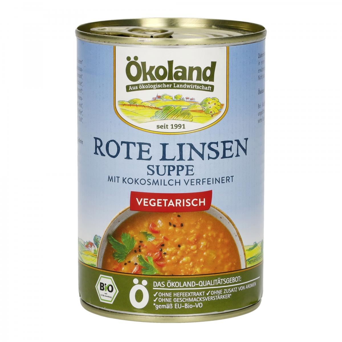 Rote Linsensuppe Kokos