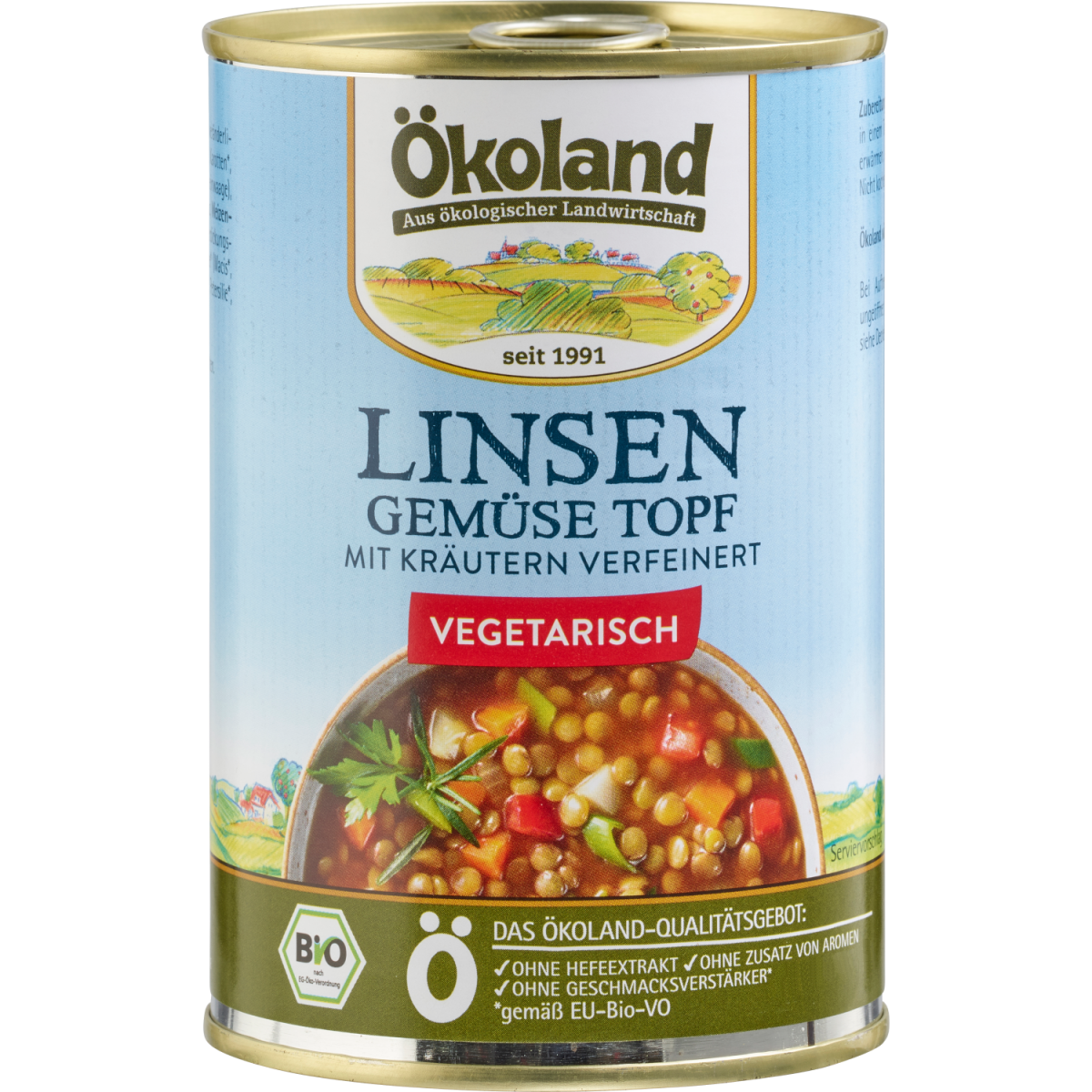 Linsen-Gemüse Topf