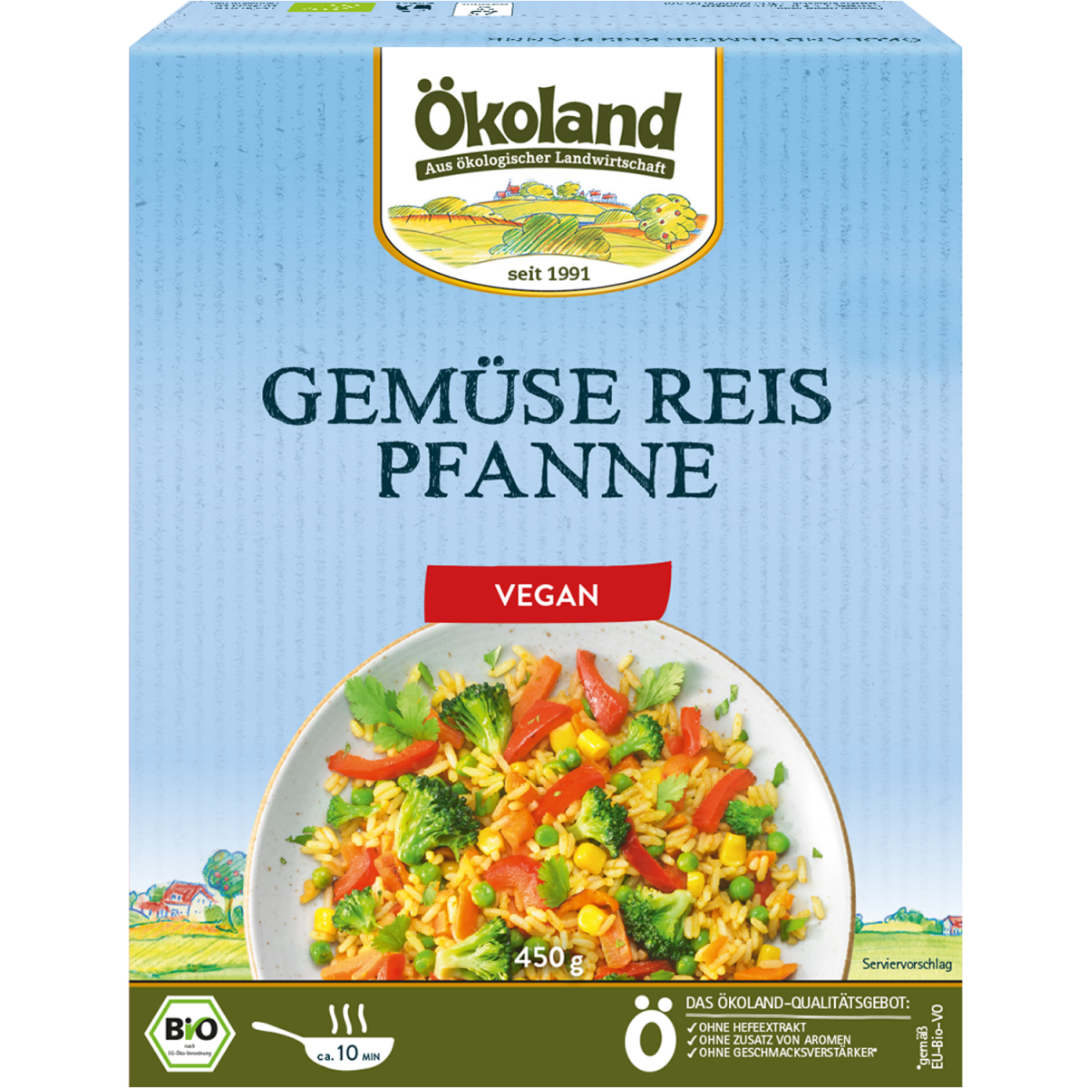 Gemüse-    Reis-Pfanne