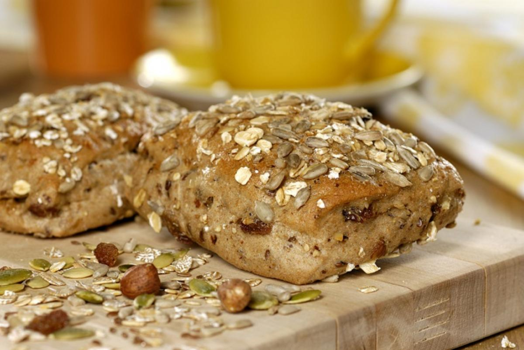 Müslibrötchen
