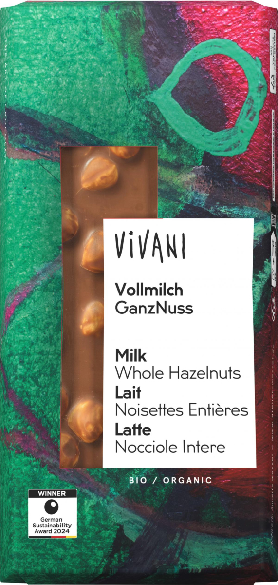 Vollmilch ganze Nuss