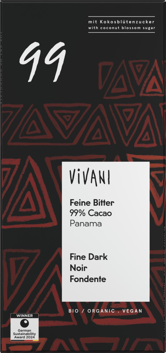 Feine Bitter mit 99% Cacao