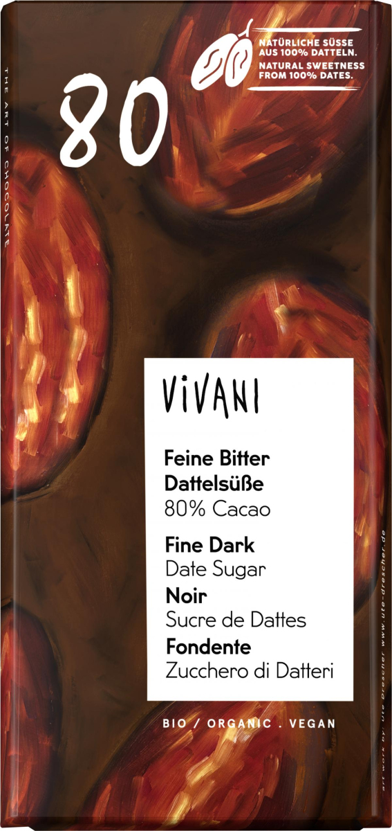 Feine Bitter Dattel 80%
