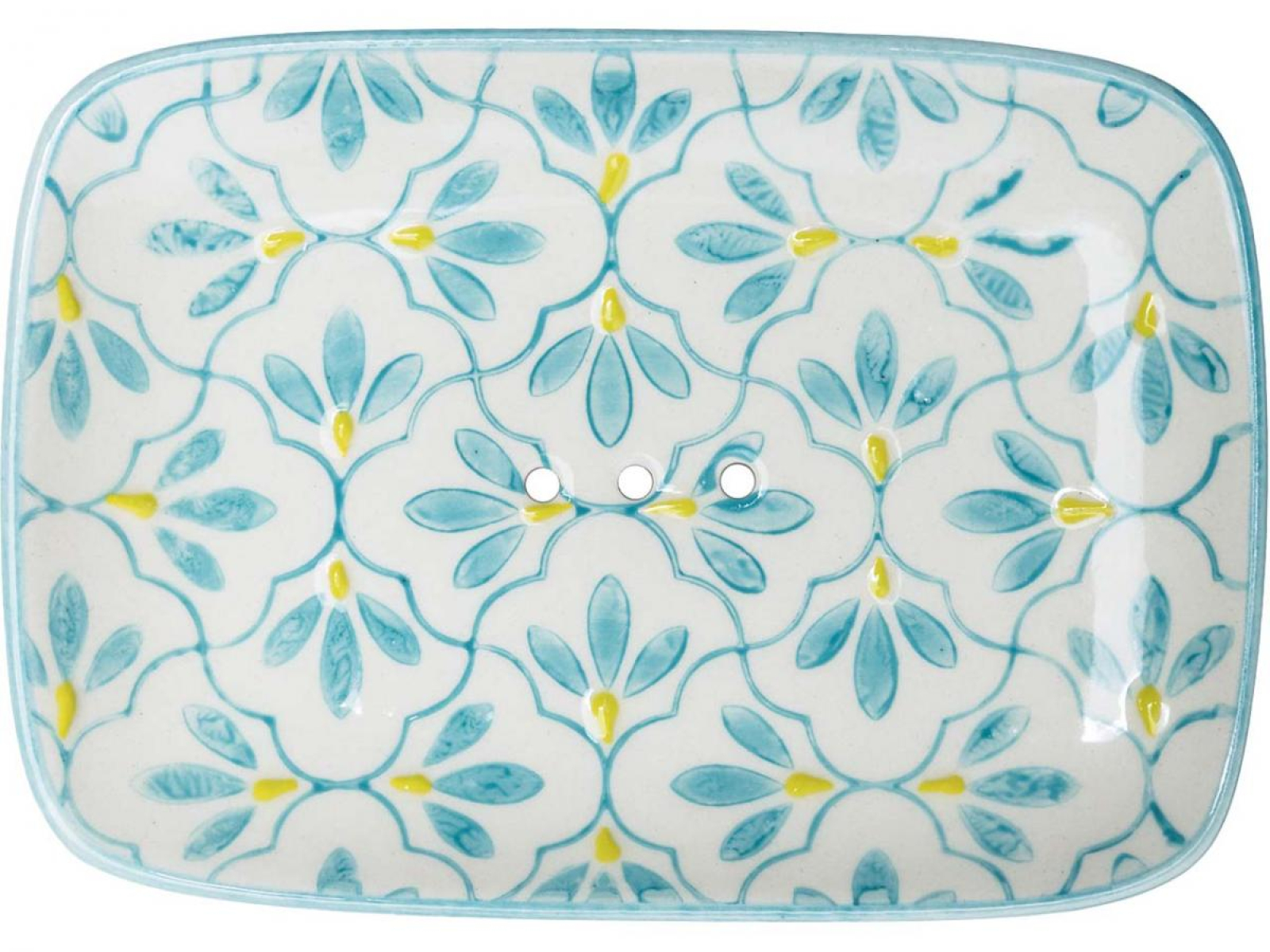 Seifenschale Floral blau