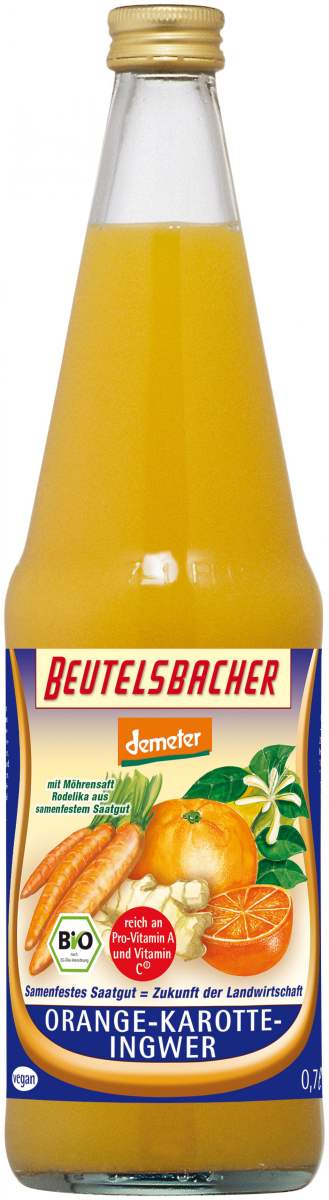 Orange-Karotte -Ingwer
