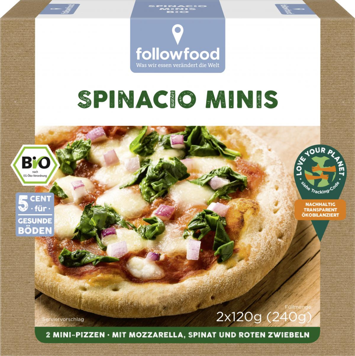 Holzofen-Minis Spinacio
