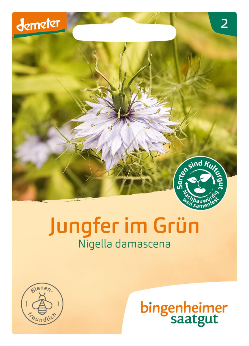 Jungfer in Grün