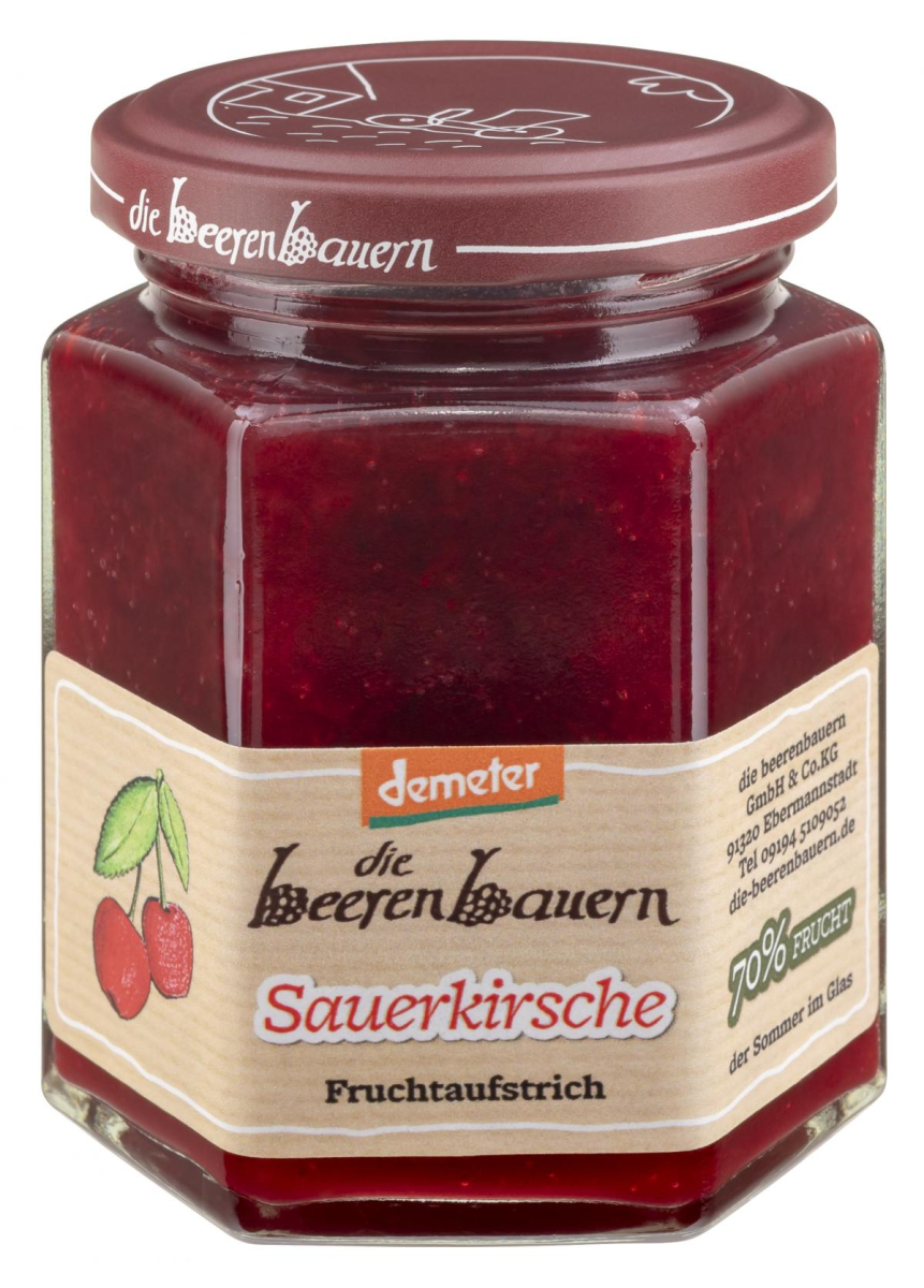 Sauerkirsch-Fruchtaufstrich