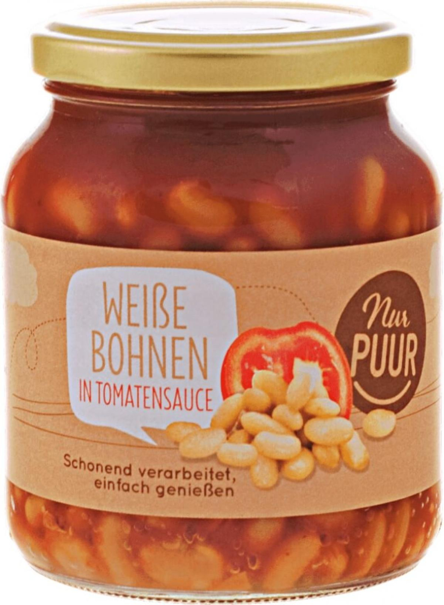 Weiße Bohnen i.Tomatensauce