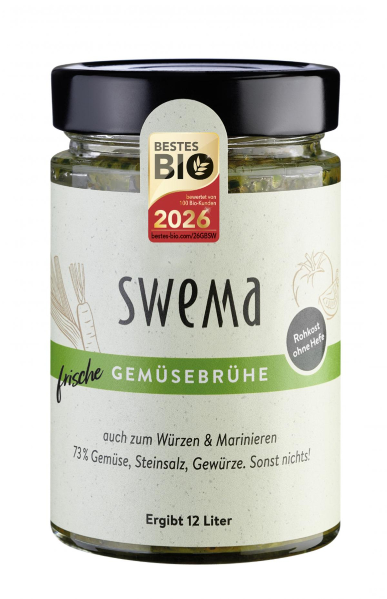 Gemüsebrühe, roh und hefefrei