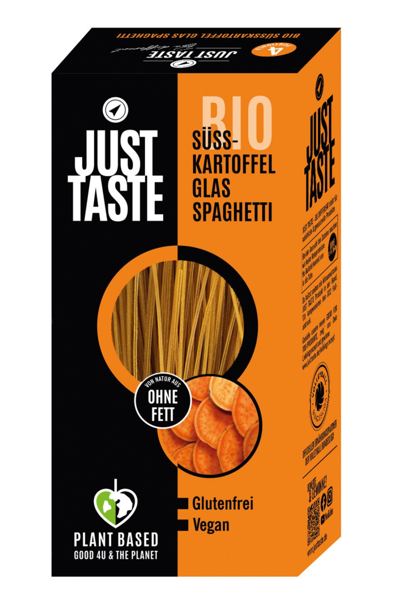 Süsskartoffel Glas Spaghetti