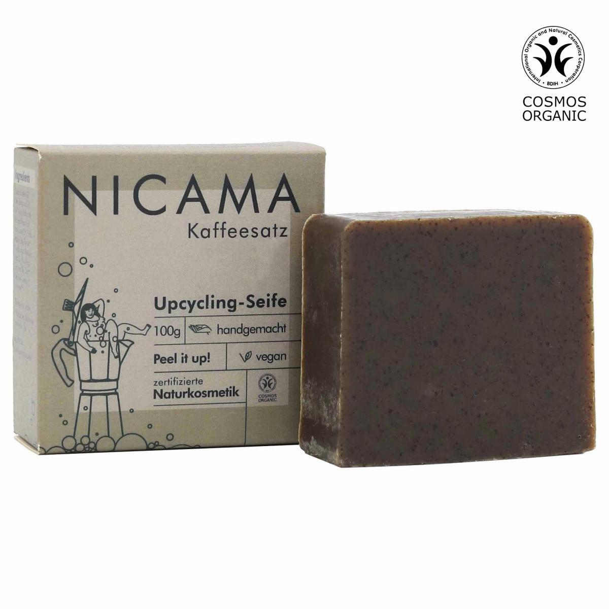 Nicama Peelingseife Kaffeesatz