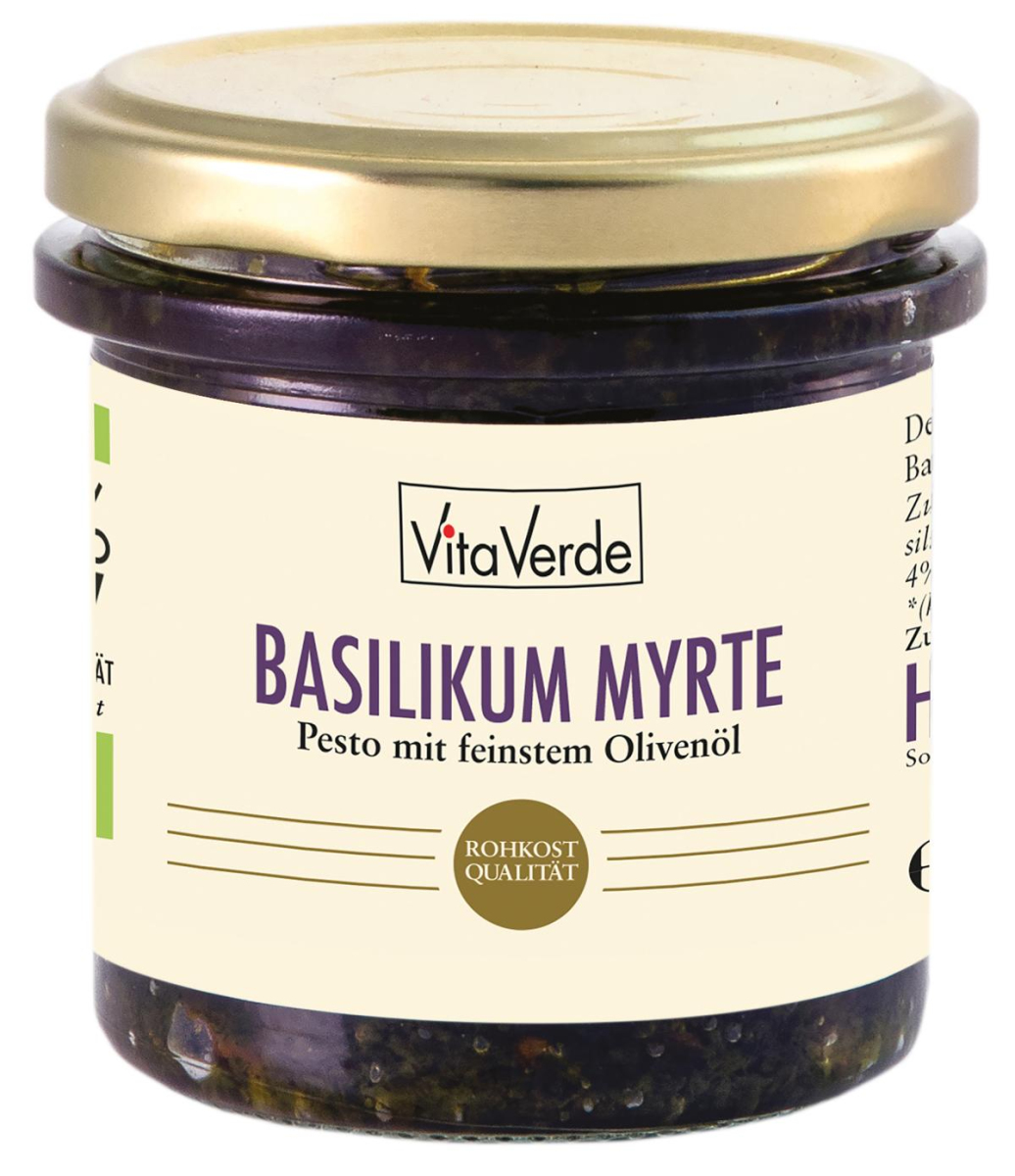 Basilikum Myrte Pesto